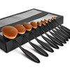 5/10Pcs Soft Makeup Brush Toothbrush Type Brushes Half-cut Electroplated Gold Handle Professional Makeup Brush Set Beauty Tool