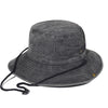 Fishing Hiking Sun Hat Men Women Boonie Hat Wide Brim Bucket Hat Outdoor Safari Summer Cap Cotton Bucket Hat