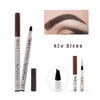 VISIBLE Waterproof 4 Fork 3D Eyebrow Pencil Natural Long Lasting Liquid Brown Nib Eyebrow Pencil Eyebrow Makeup Cosmetics