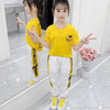 Tracksuit for Girl 2020 Summer Hop Casual Sports Suit Female Korean Version of The Loose Short Sleeve T-shirt Pant 2 Piece Set