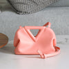 2021 New Luxury Brand Calfskin Soft Leather Candy Color Cloud Inverted Triangle Bag Fashion Shoulder Women's Crossbody Handbag