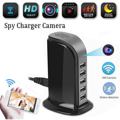 HD 1080P Mini Wifi Camera P2P Camcorder Wireless Security Video Cam USB Wall Charger Baby Cam Monitor Camcorder for Smart Home - Surprise store
