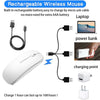 Wireless Mouse Bluetooth Rechargeable Mouse Wireless Computer Silent Mause Ergonomic Mini Mouse USB Optical Mice For PC laptop