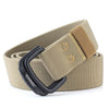 Military Equipment Belt Men Elastic Nylon Tactical Belts For Jeans Pants Solid Strap Canvas Double Ring Metal Buckle Waist Belt