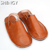 New Classic Summer Men Sandals Quality Leather Breathable Male Outdoor Beach Slippers Soft Comfortable Shoes Men Beach Sandals