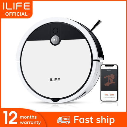 ILIFE V9e Robot Vacuum Cleaner Smart 700ML dust box WIFI Cellphones App control suction 110 Mins RunTime, Household tools