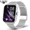 LIGE Smart Watch Men Bluetooth Call ECG Woman Smart Bracelet Heart Rate Fitness Tracker 1.69 Inch Screen Waterproof Smartwatch