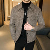 Men Wool Trench Coat Jacket Outwear Casual Slim Fit Thicker Jackets High Quality Steetwear Windbreaker