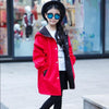 Two Sides Wear Jackets for Girl Hooded Thin Autumn Jacket Children Windbreaker for Teens Trench Coat Outwear Children's Clothing