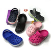 Children's Sandals Kids Casual Outdoor Shoes Clogs Non-slip Home Bathing Slipper Soft Corc for Children over 7 Summer Hole Shoes
