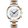 2021 Fashion Men's Quartz Watch Classic Black Wristwatch Steel Belt Luxury Calendar Business Watch Herren Uhren Gifts for Men