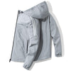 Casual Men's Jacket Autumn 2020 Fashion Zipper Jackets Men Coat Windbreaker Male Outwear Grey Windproof Brand Clothing Oversize - Surprise store
