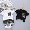 Summer Baby Boy Clothes Suits Gentleman Style Infant Clothing Sets T- Shirt+Shorts 2Pcs Casual Jogging Suit Toddler Outfits 2020