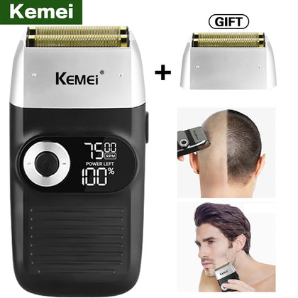 Kemei Electric razor For men Multifunctional Men's shaver mower Reciprocating Shaving Machine trimmer for men hair clipper 5