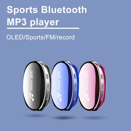 MP3 Music Player Bluetooth 4.2 Sports Player FM Radio Pedometer Hi-Fi Lossless Music, Mini Music Player i3 Portable MP3 Player