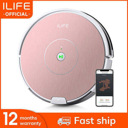 ILIFE A80 Plus Robot Vacuum Cleaner Smart Cellphones WIFI App control Powerful suction Electronic wall cleaning,household tools