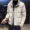 Men's  Jacket new style men's fashion casual high-end Slim brand thick down cotton coats S-5XL