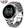 LIGE Luxury Smart Watch Women Waterproof Sports Fitness Tracker For Android ios Reloj inteligente Ceramic Strap smart watch Men
