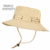 New Summer Mesh Breathable Bucket Hats Men's Outdoor Fishing Mountaineering Sun Hat Casual Foldable Adjustable Male Panama Hat