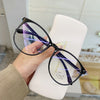 UVLAIK Transparent Computer Glasses Frame Women Men Anti Blue Light Round Eyewear Blocking Glasses Optical Spectacle Eyeglass