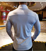 Quick Dry Running Shirt Men T-shirt Long Sleeve Compression Shirts Gym T-shirt Fitness Sport Cycling zipper Shirt Men Rashgard - Surprise store