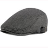 HT2888 Berets Men High Quality Autumn Winter Wool Hat Striped Ivy Newsboy Flat Cap Artist Painter Hat Male Adjustable Beret Cap