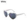 2021 Love Heart Shaped Effect Glasses Watch The Lights Change Love Image Heart Diffraction Glasses At Night Sunglasses For Women