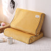 Solid Color Cotton Sleeping Pillow Case Brief Style High-end custom Pillowcases Latex Pillow Case Cover 30x50CM/40x60CM