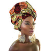 National Decorative Scarf Shawls Women African Head Wrap African Traditional Fashion Printed Ankara Cotton Headscarf