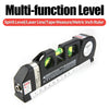 Multi-function Spirit Level Laser Horizon Hairline Vertical Marking Tape Measure Bubble Level Measurement Tool Metric Inch Ruler