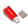 Type-C Smart Phone USB 2.0 Flash Drive 8G 16GB 32GB 64GB 128GB Metal Pen Drives Wholesale Custom LOGO Memory Stick Real Capacity
