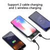 50000mah Power Bank External Battery Bank Built-in Wireless Charger Powerbank Portable QI Wireless Charger For iPhone 8 8plus XS - Surprise store