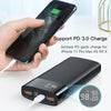 KUULAA power bank 20000mah Quick Charge 3.0 portable charger PD fast charging powerbank for redmi note 9 poco x3 iphone 11 X XR - Surprise store