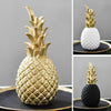 Newest Nordic Modern Home Decor Pineapple Ornament Synthetic Resin Individual Metal Finishes Craft Window Desktop Display Props