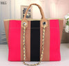 2021 New Fashion Canvas Bag Striped Shoulder Bag High Quality Ladies Large Capacity Handbag Shopping Bag Luxury Brand Bag #966