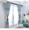 TONGDI Blackout Curtain Modern Nordic Elk Forest Elegant Printing Luxury Decoration For Home Parlour Room Bedroom Living Room