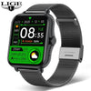 LIGE Smart Watch Men Bluetooth Call ECG Woman Smart Bracelet Heart Rate Fitness Tracker 1.69 Inch Screen Waterproof Smartwatch