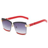 47391 Rimless Luxury Sunglasses Square Men Women Fashion Shades UV400 Vintage Glasses