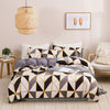 Home Bedding Duvet Cover Set Simple Style Urban Striped Square Gmiley Quilt Cover + Pillowcase Sets Full/Twin/Queen/King Size