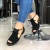 2021 Women Sandals Summer Casual Shoes New Fashion Fish Mouth Solid Classic Low Heel Sandals for Women Shoes Chaussure Femme