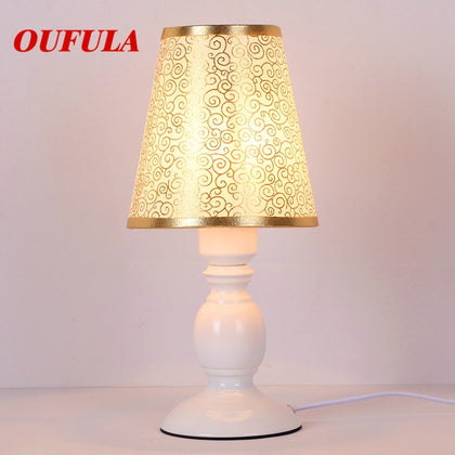 Table Lamp Desk Light Modern Contemporary Office Creative Decoration Bed LED Lamp Fabric for Foyer Living Room Bed Room Hotel