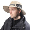 UPF 50+ Sun Hat Bucket Autumn Men Women Fishing Boonie Hat Sun UV Protection Long Large Wide Brim Mesh Hiking Outdoor Beach Cap