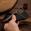 LAPOPNUT Slim Wood Soft Case for IPhone SE 2020 11 Pro X Xr Xs Max Matte Carbon Fiber Leather Silicone Cover for Iphone 7 8 Plus - Surprise store