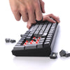 Keychron K4 A V2 Bluetooth Wireless Mechanical Keyboard w/ White LED Backlight Gateron Switch Wired USB Gaming Keyboard