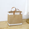 Casual waterproof linen bag large-capacity shopping bag simple tote bag female hand bag