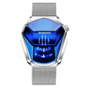 2020 New Luxury Fashion Trend Sports Men's Watch Casual Steel Band Black Technology Watch Milano Waterproof Quartz Watches Male