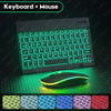 Backlit Teclado Bluetooth Keyboard For iPad Android Windows iOS Phone Tablet Wireless Keyboard Mouse For Samsung Huawei Tablet