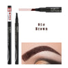 VISIBLE Waterproof 4 Fork 3D Eyebrow Pencil Natural Long Lasting Liquid Brown Nib Eyebrow Pencil Eyebrow Makeup Cosmetics