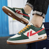 2021 New Mens PU Leather Shoes Fashion Sneakers Casual Loafers Flats Skateboarding Shoes Low Cut Trend Creepers Brand Design