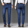 Cotton Men's Jeans Denim Pants Brand Classic Clothes Overalls Straight Trousers for Men Black Oversize Large Size 35 40 42 44 46